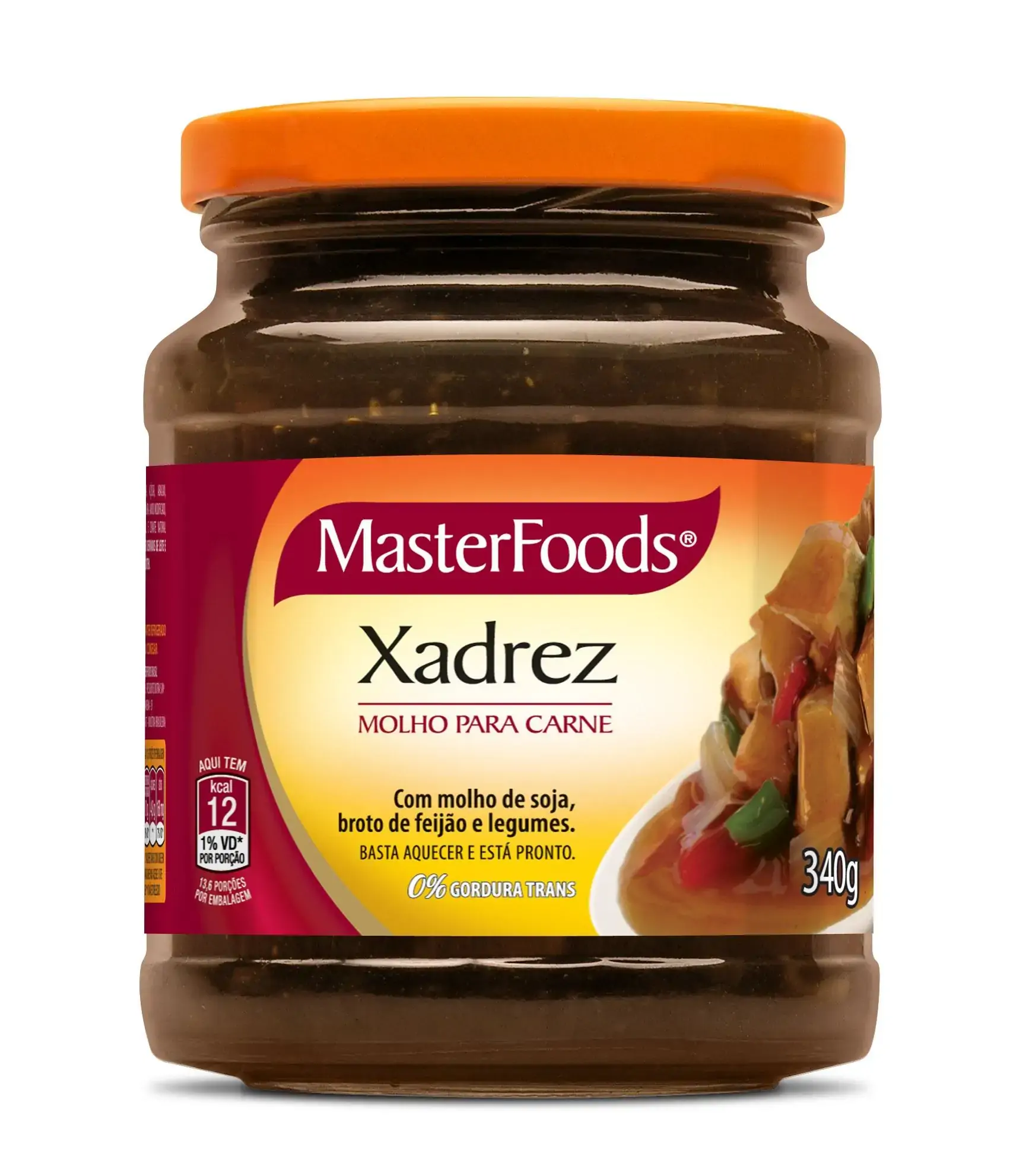 Molho Xadrez Para Carne Masterfoods Vidro 340g