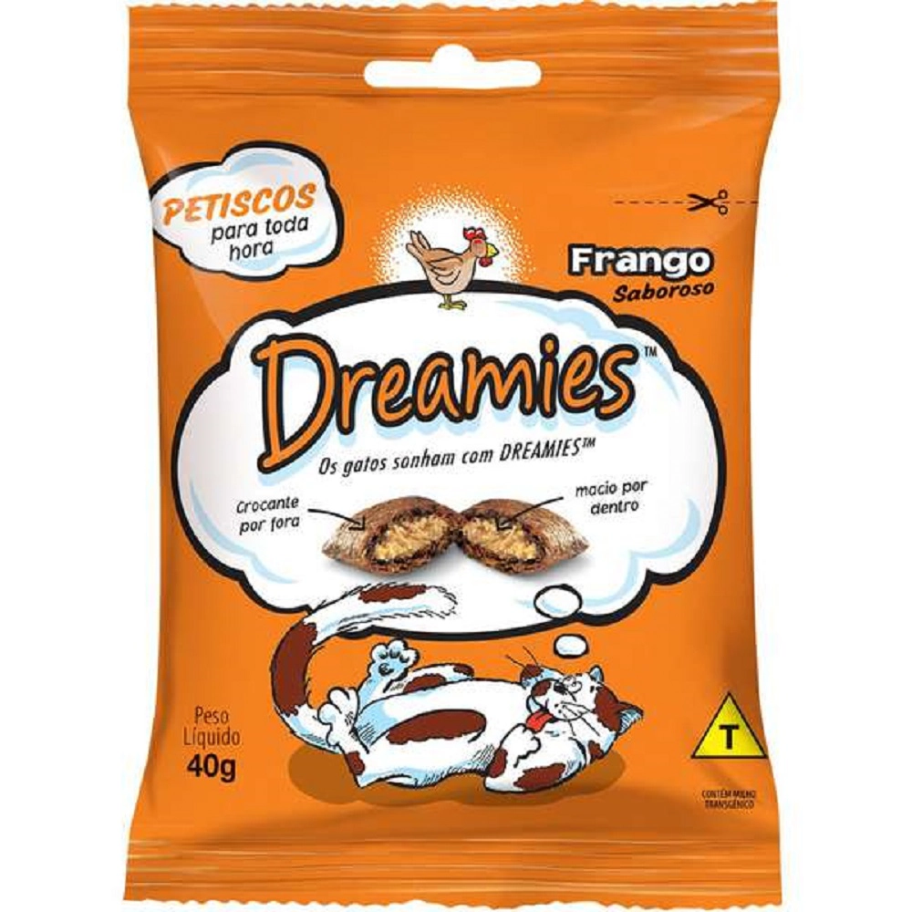 Petisco Whiskas Dreamies Frango