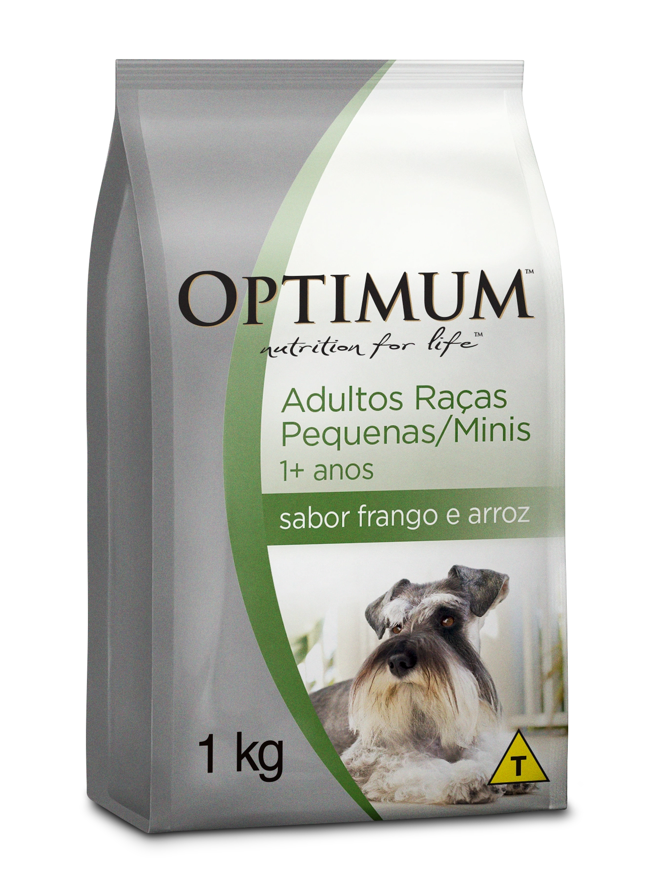 Alimento Para Cães Adultos 1 Raças Minis E Pequenas Frango E Arroz Optimum Pacote 1kg