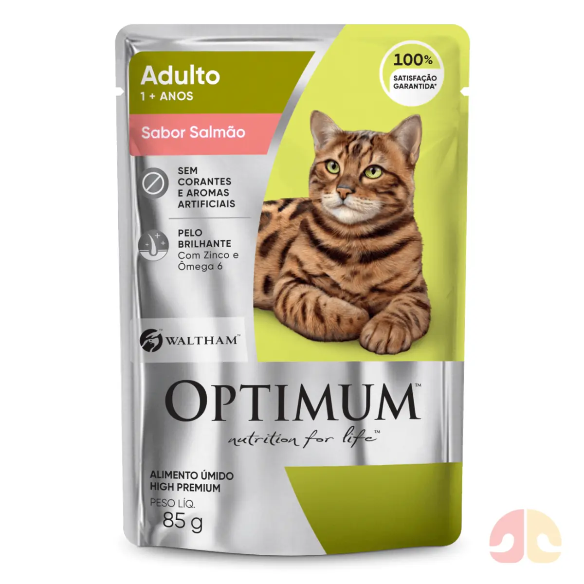 Optimum Sache Gato Adulto Salmão 85 Gr279104