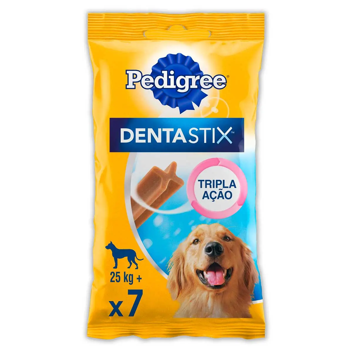 Petisco Pedigree Dentastix Cuidado Oral Para Cães Adultos Raças Grandes 7 Sticks