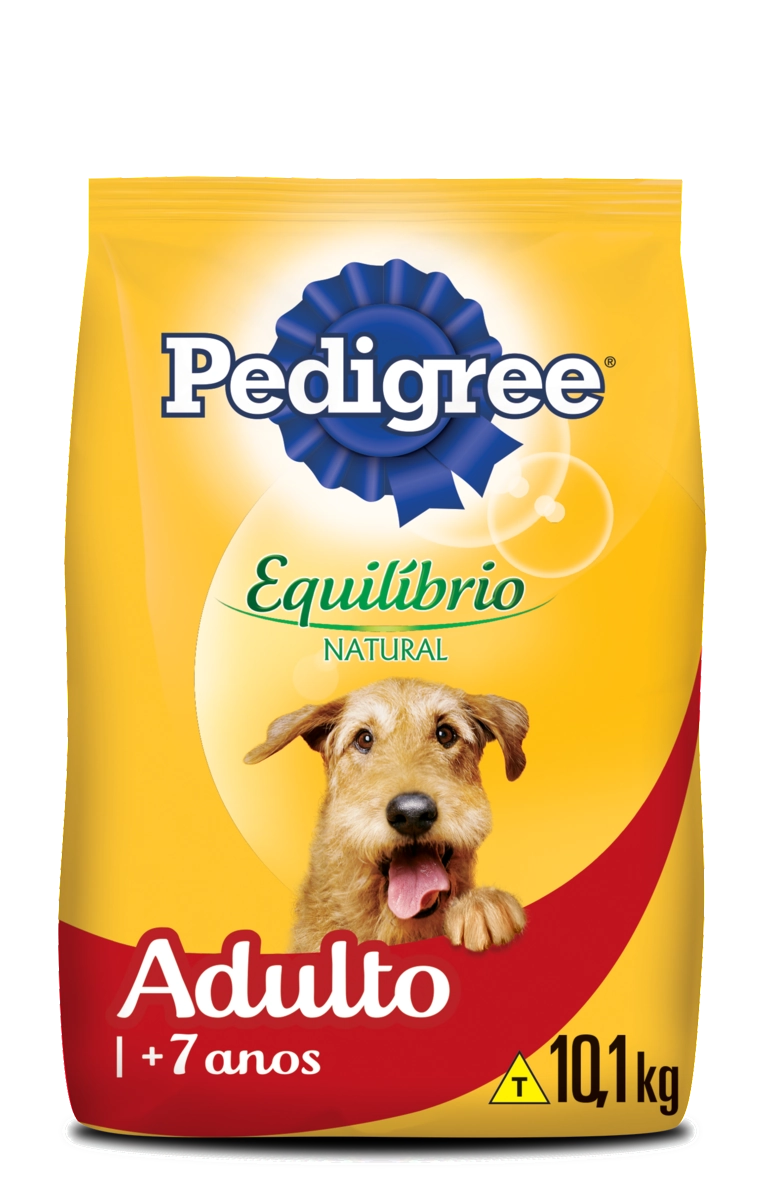 Alimento Para Cães Adultos 7 Carne Pedigree Equilíbrio Natural Pacote 10,1kg