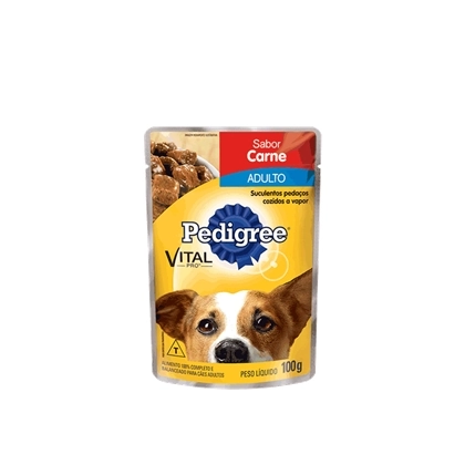 Racao Pedigree Pouch Equ Nat Fr E Veg 150grs