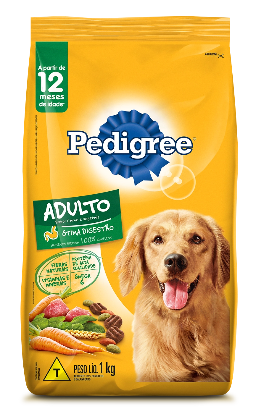 Alim Caes Pedigree 1kg Nut Car/veg