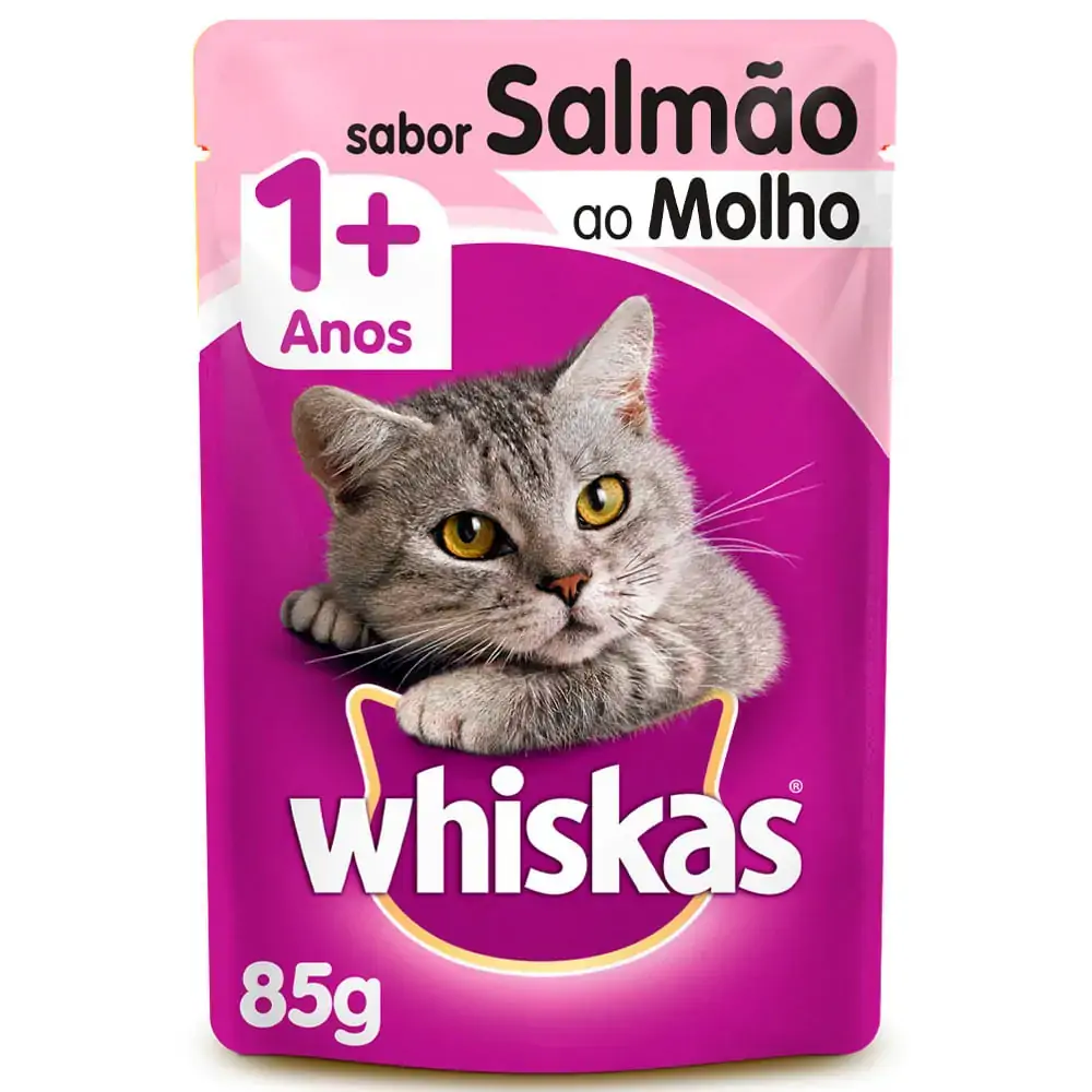 Racao Gatos Whiskas Salmao