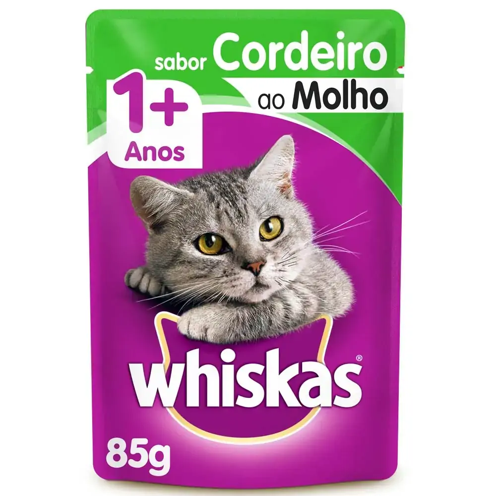 Racao Gatos Whiskas Cordeiro