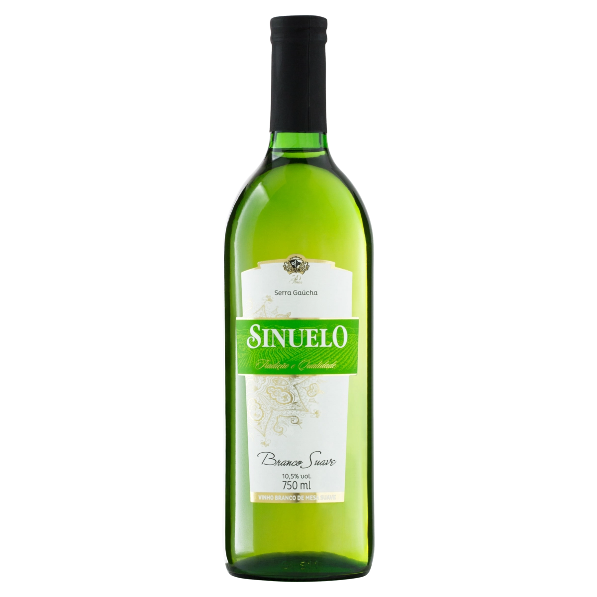 Vinho Brasileiro Branco Suave Sinuelo Serra Gaúcha Garrafa 750ml