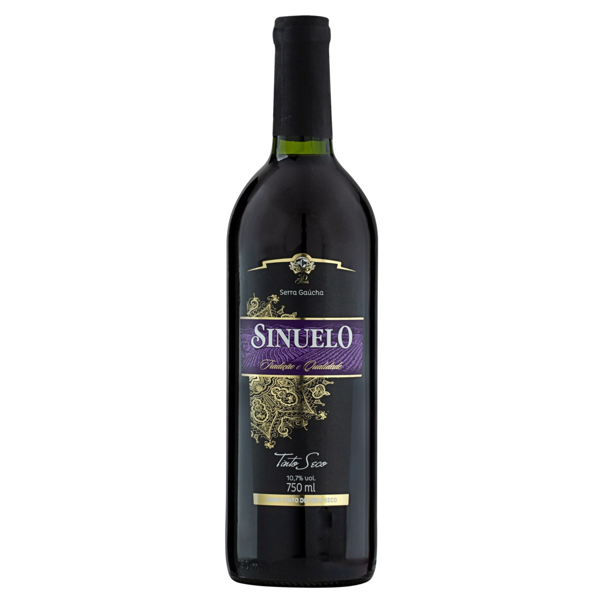 Vinho Brasileiro Tinto Seco Sinuelo Serra Gaúcha Garrafa 750ml