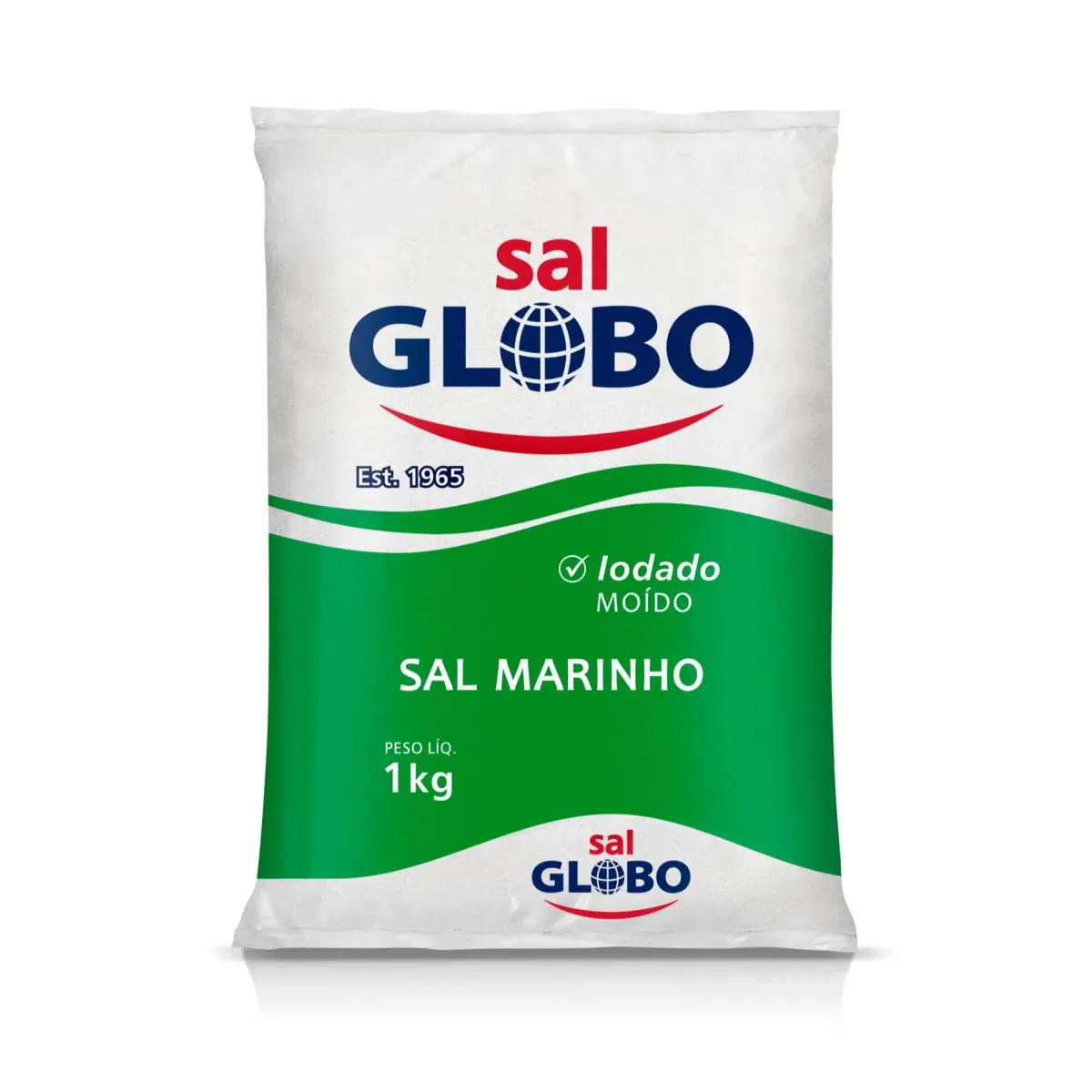 Sal Marinho Refinado Globo 1 kg