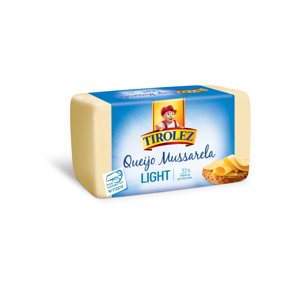 Queijo Mussarela Forma TIROLEZ Light
