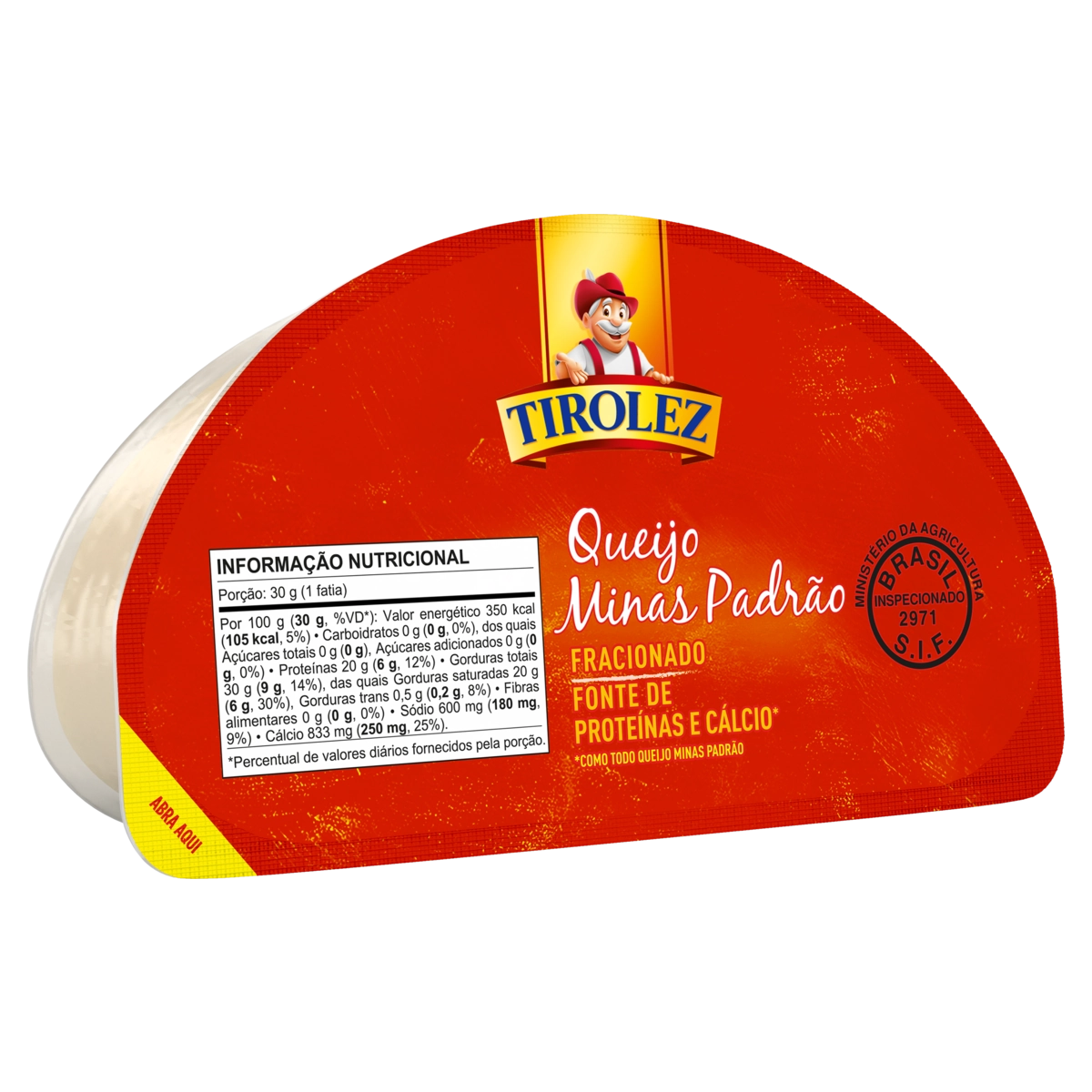 Queijo Minas Padrão Fracionado Tirolez