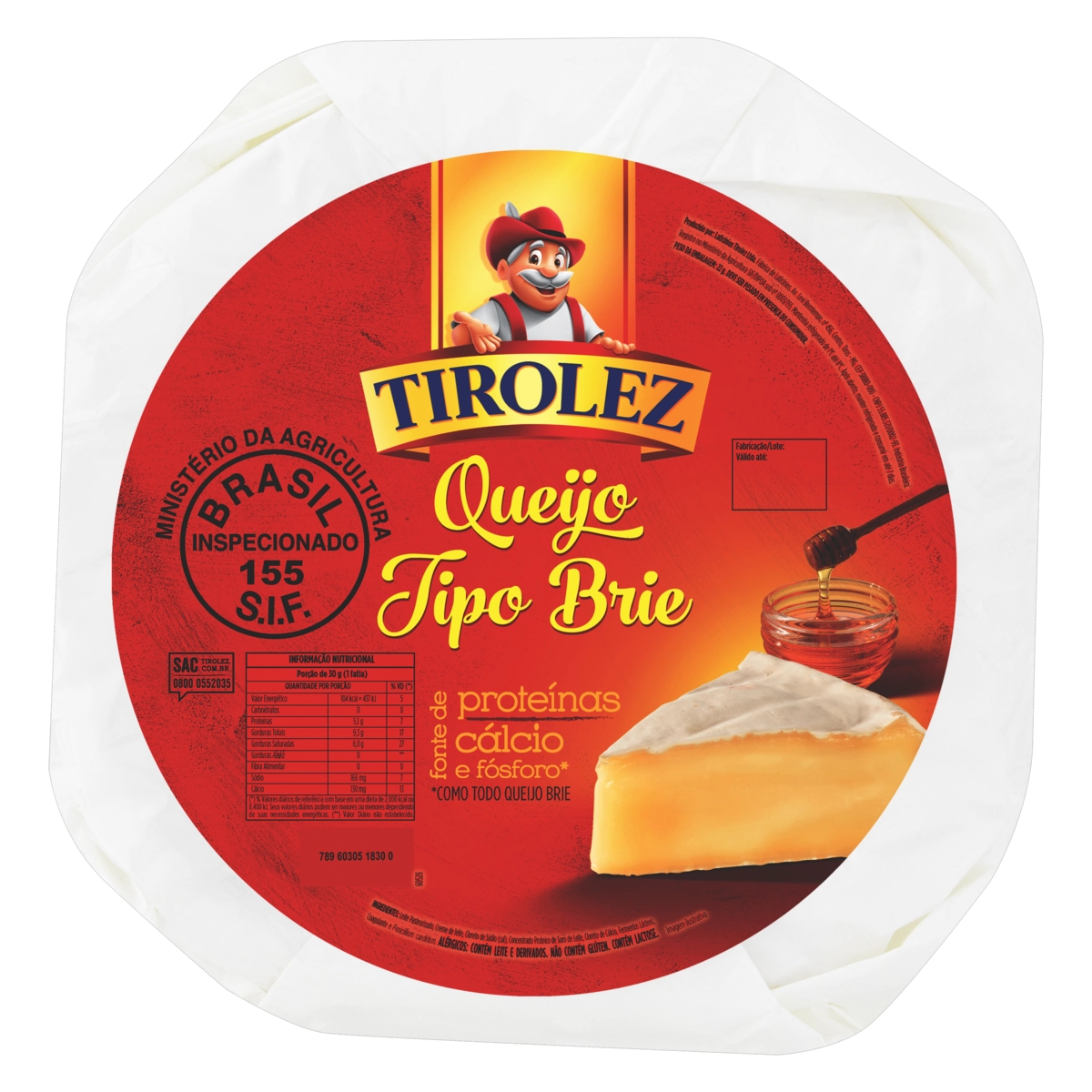 Queijo Brie Tirolez