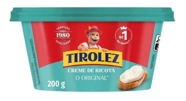 Creme De Queijo Ricota Original Tirolez Pote 200g