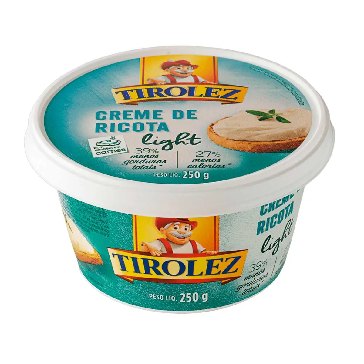 Creme Ricota Light Tirolez 250 g