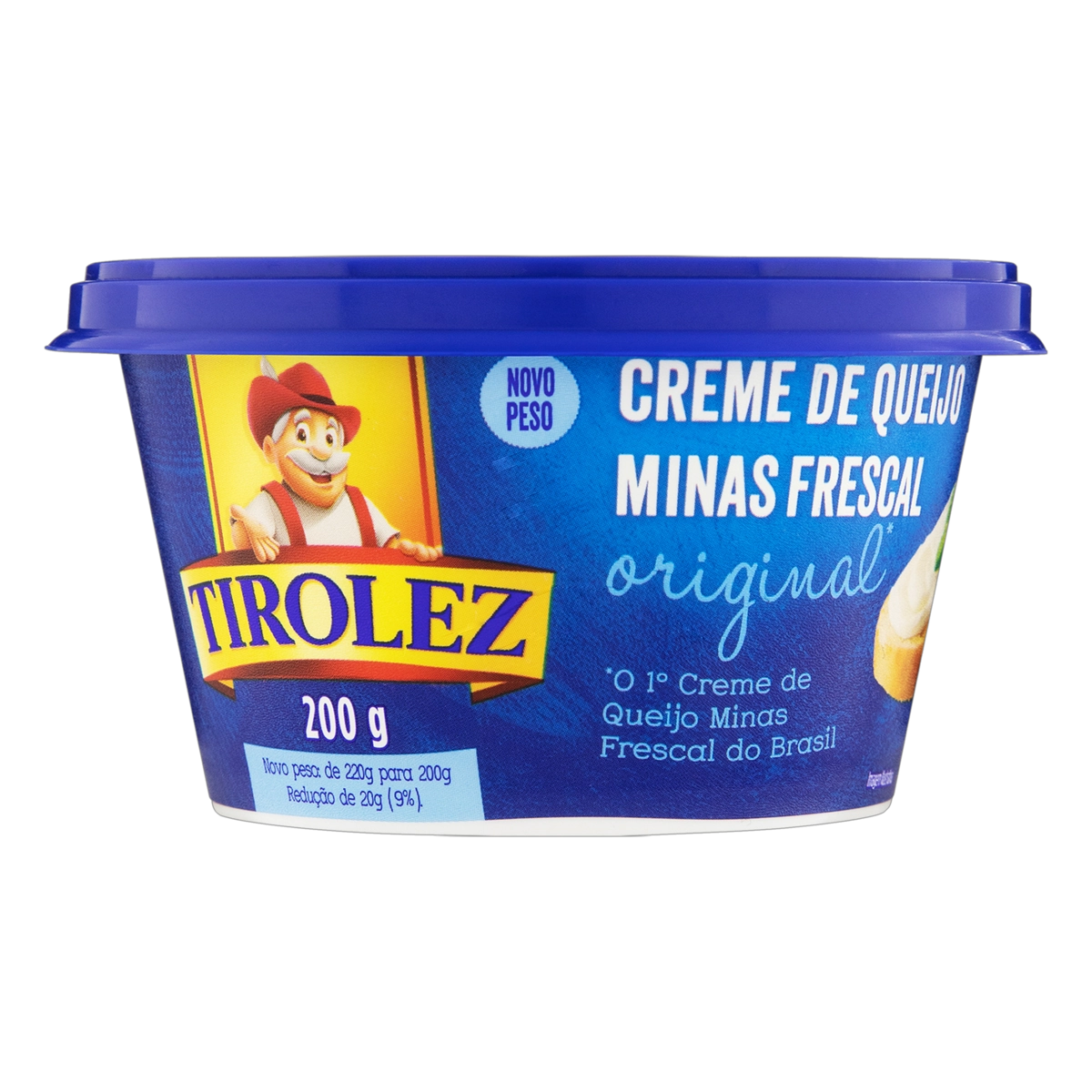 Creme de Queijo Minas Frescal Original Tirolez Pote 200g