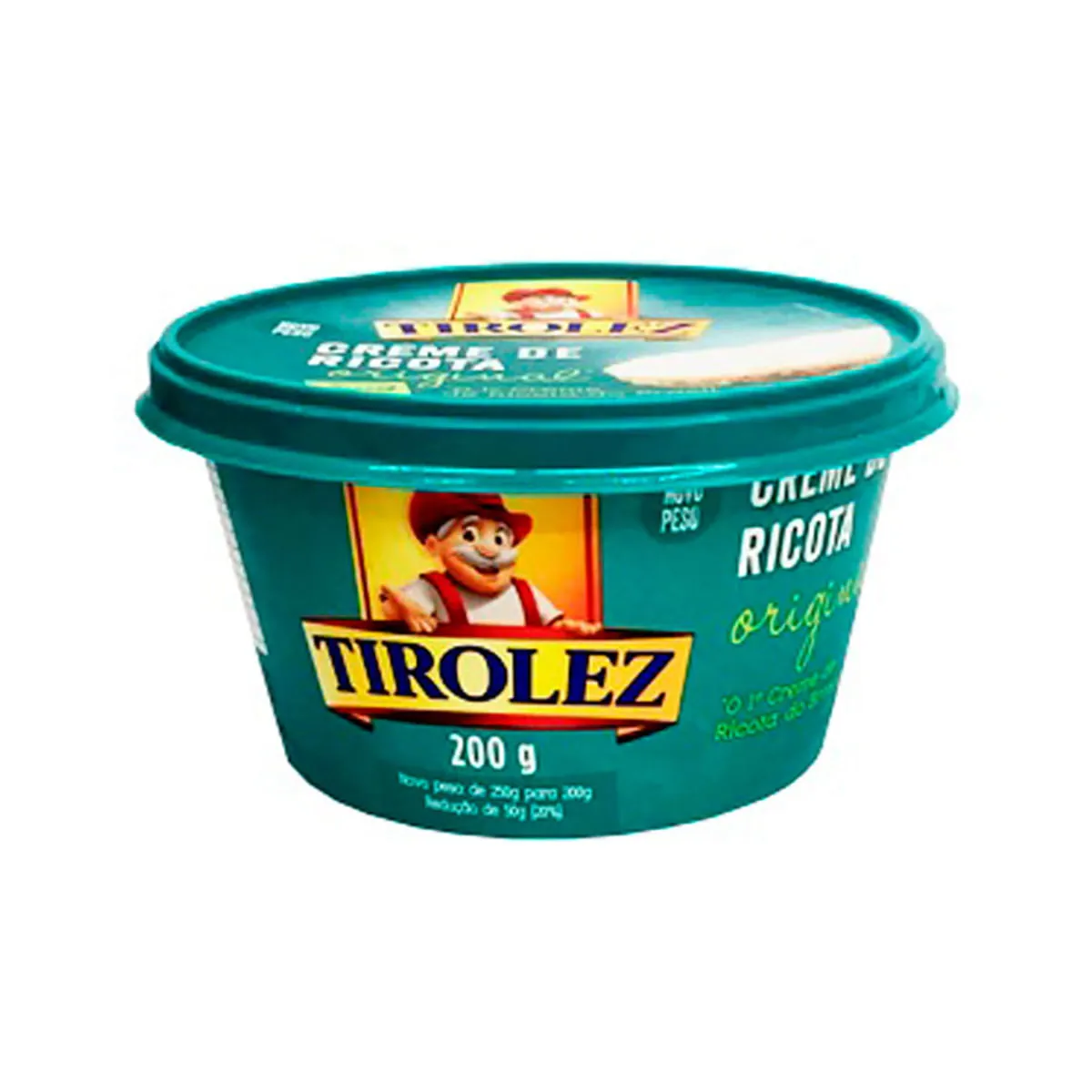 Creme de Queijo Ricota Original Tirolez Pote 200g