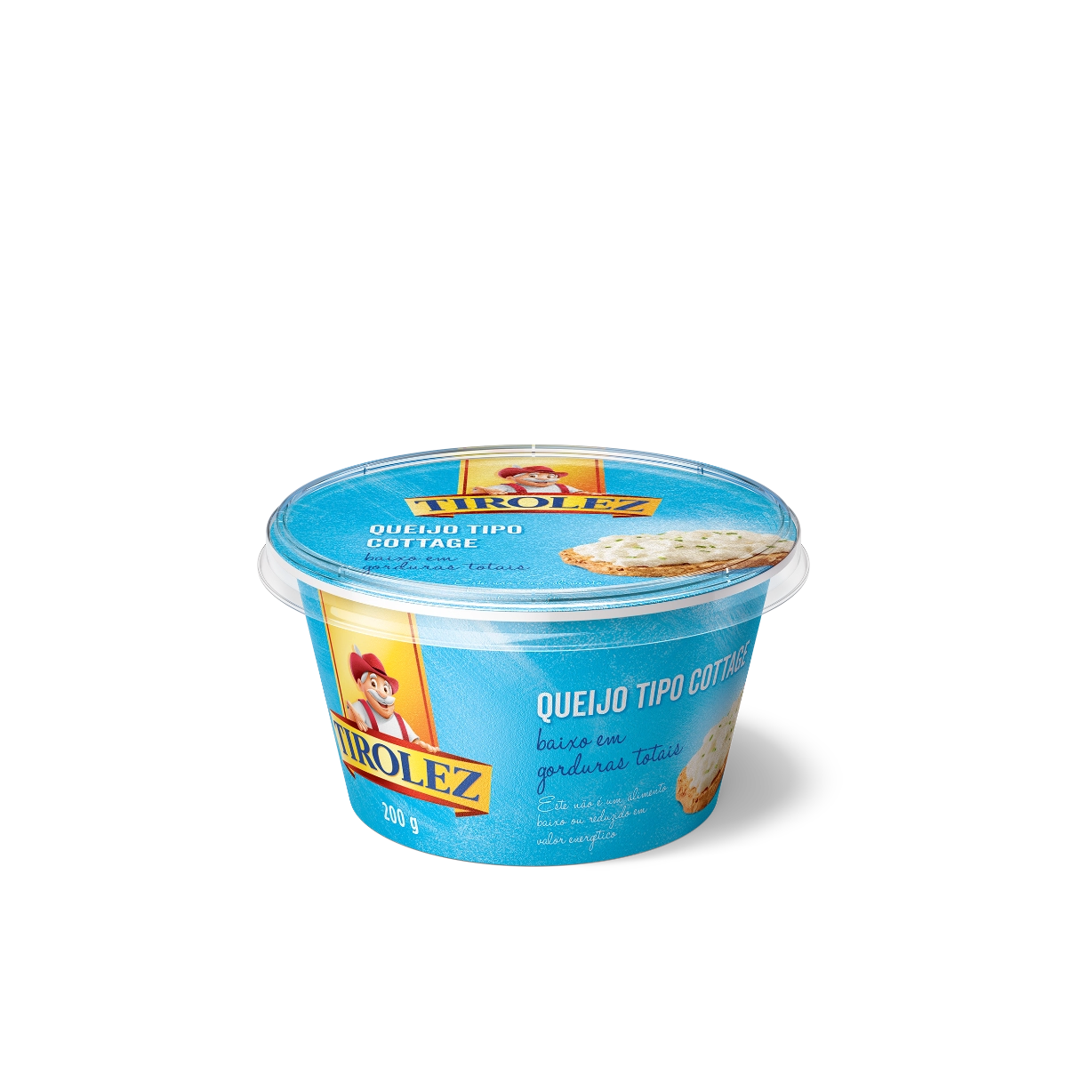 Queijo cottage TIROLEZ pote 200g