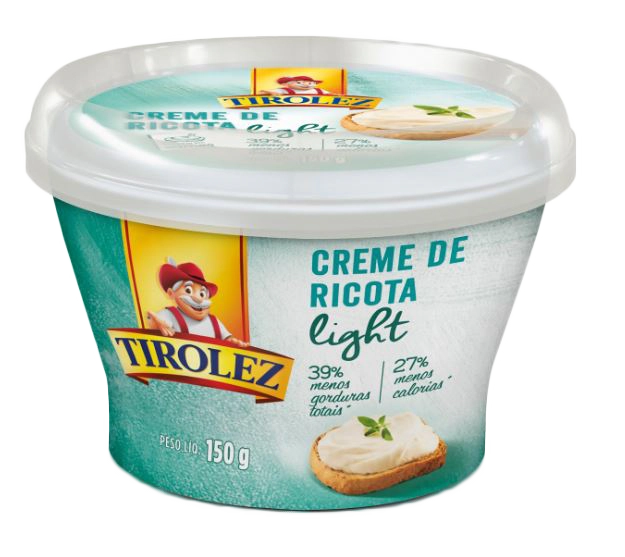 Creme De Ricota Tirolez Light 150g Un