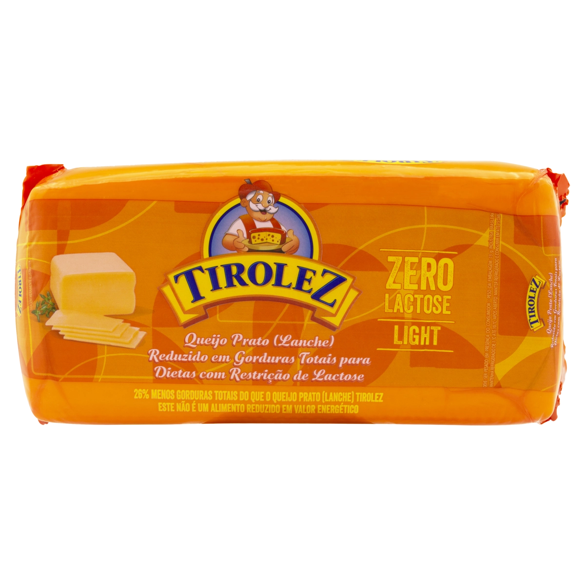 Queijo Prato Light Zero Lactose Tirolez