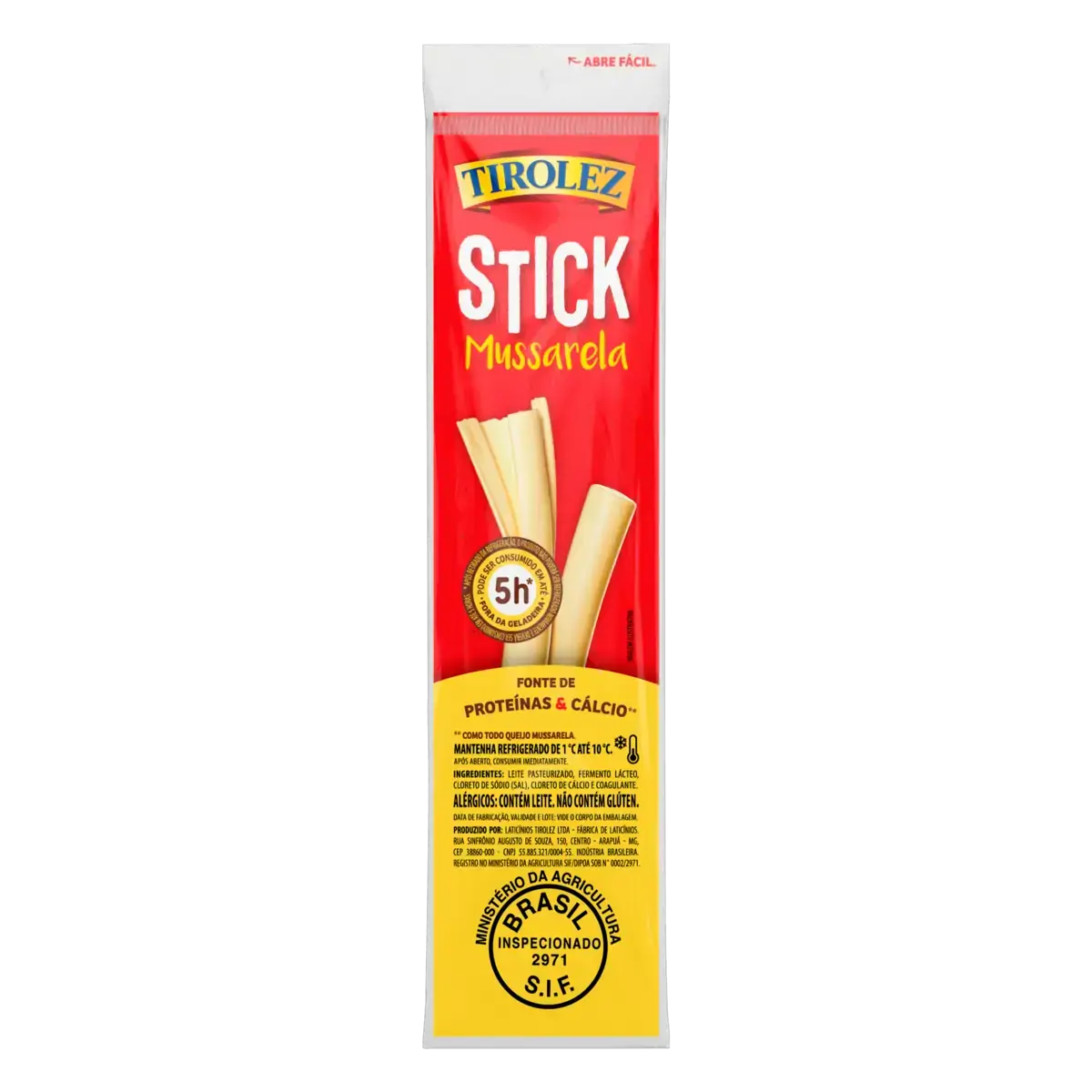 Stick Mussarela Tirolez 30g C/2