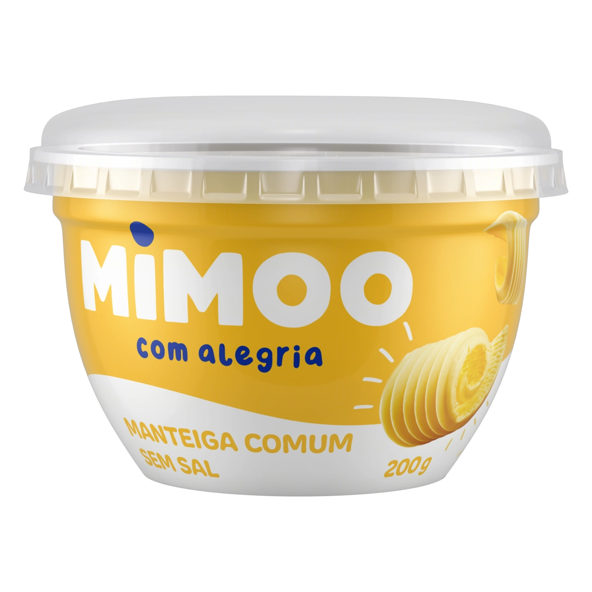 Manteiga Comum Sem Sal Mimoo Pote 200g