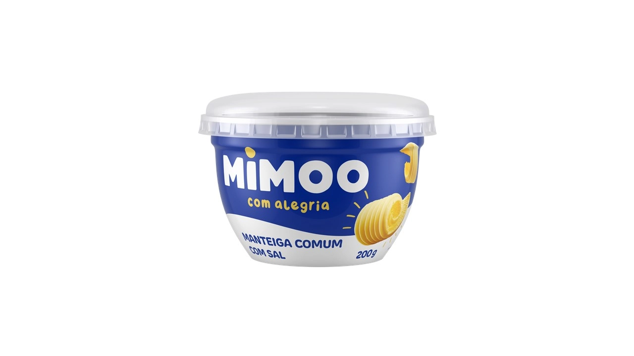 Manteiga Comum Com Sal Mimoo Pote 200g