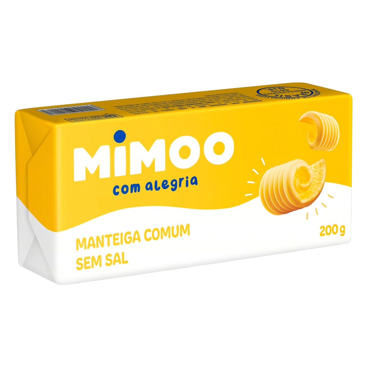 Manteiga Comum Sem Sal Mimoo 200g