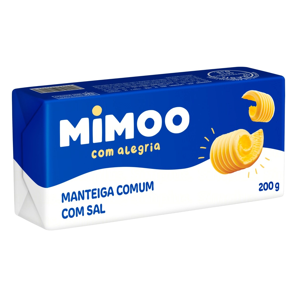 Manteiga Comum Com Sal Mimoo 200g