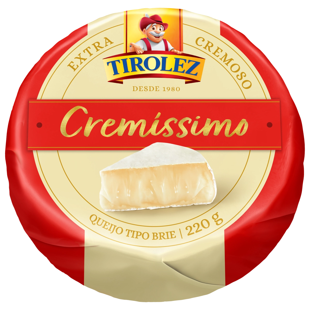 Queijo Brie Tirolez Cremíssimo 220g