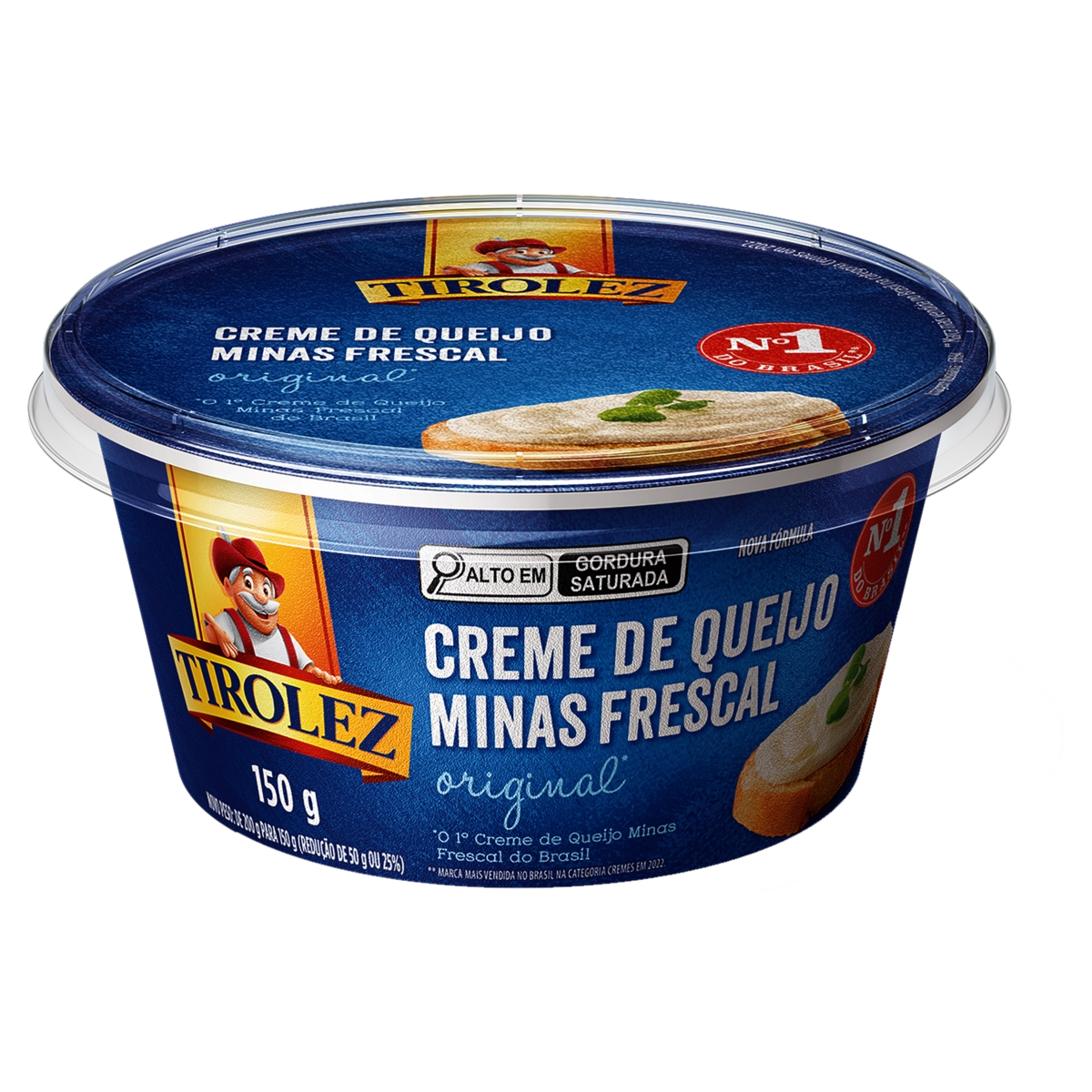Creme De Queijo Minas Frescal Original Tirolez Pote 150g