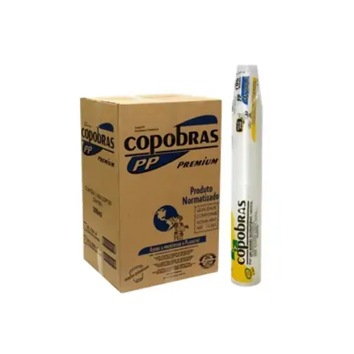 Copo Descartável Copobras Branco 100unidade X