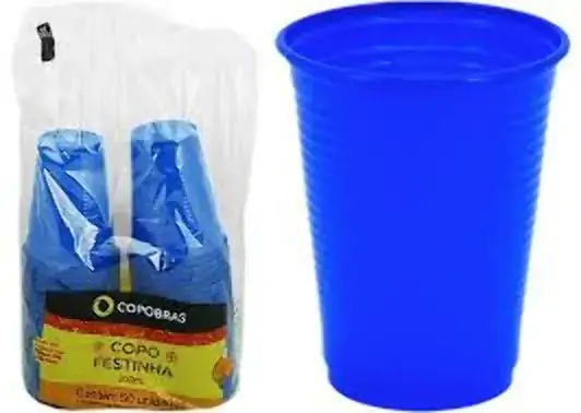 Copobras Copo Festin Azul Claro 200 Ml