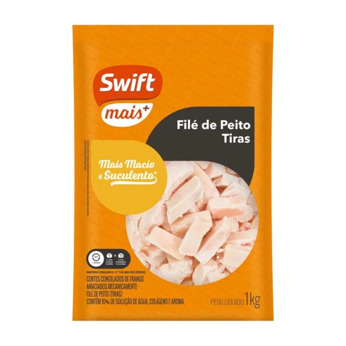 Filé de Peito de Frango em Tiras Swift Mais 1Kg