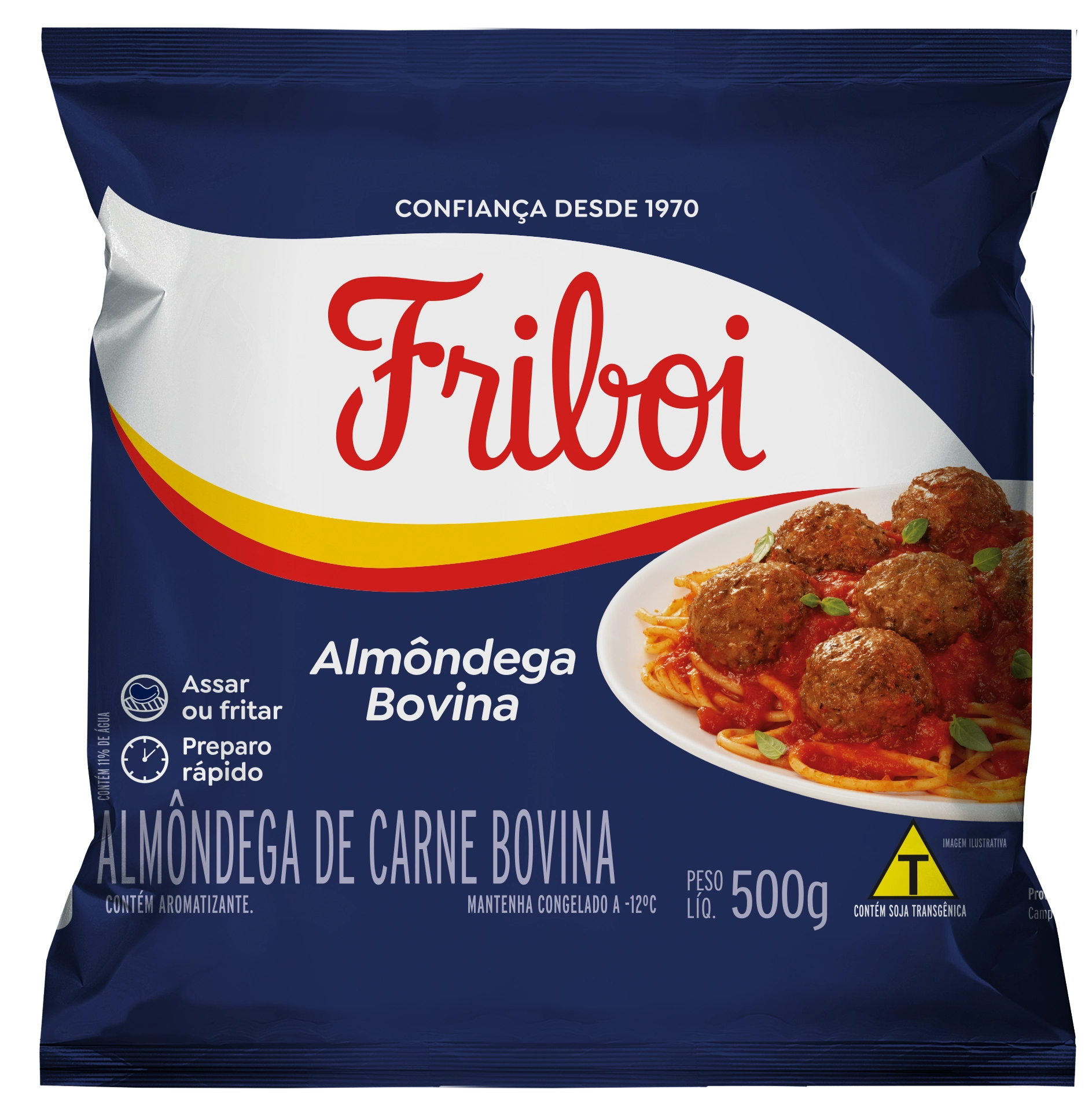 Almondegas Bovina Friboi 500g