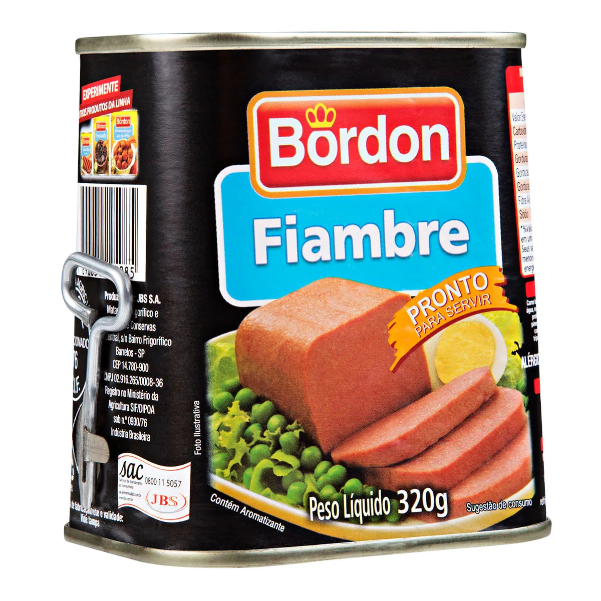 Fiambre de Mix de Carnes em Conserva Bordon 320 g
