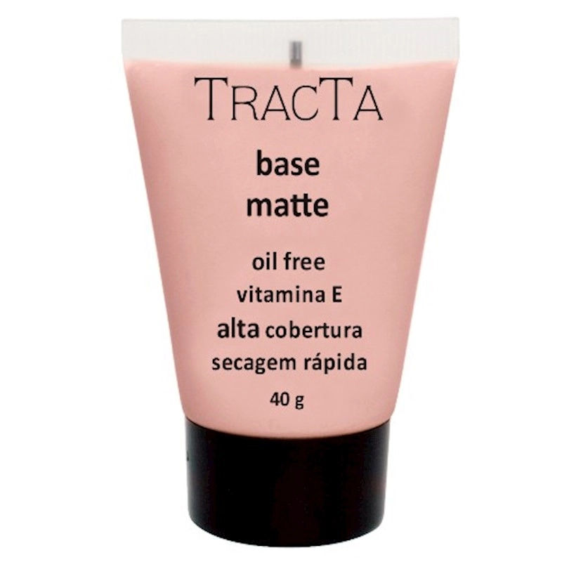 Base Matte Oil Free Alta Cobertura E Secagem Rapida 01 40g Tracta