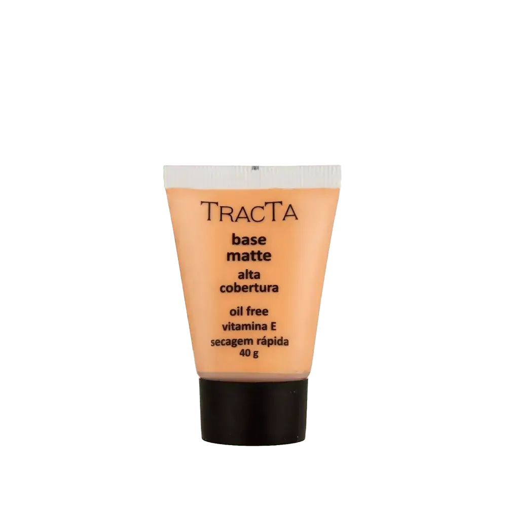 Base Matte Oil Free Alta Cobertura E Secagem Rapida 03 40g Tracta