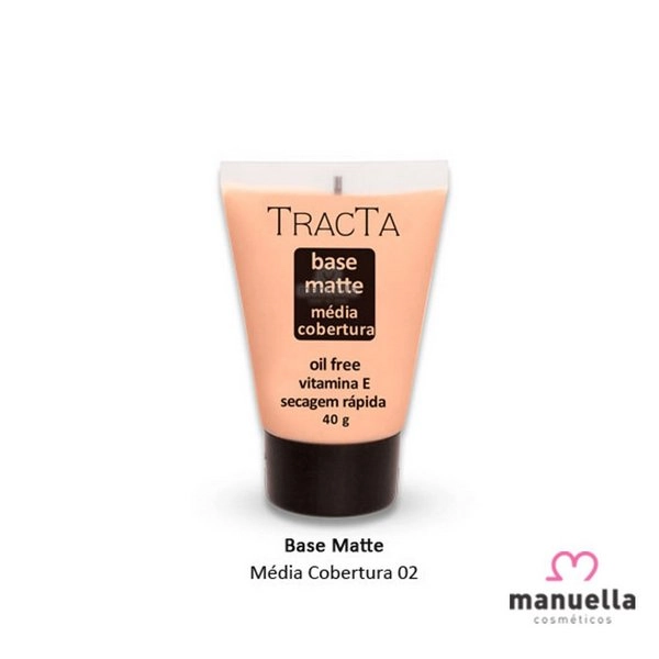 Tracta Matte Média Cobertura 02 - Base Líquida 40g