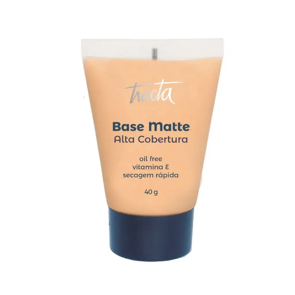 Base Matte Oil Free Alta Cobertura E Secagem Rapida 02c 40g Tracta