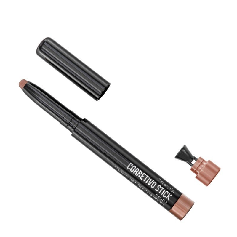Corretivo Tracta Stick Escuro 1,4g Un