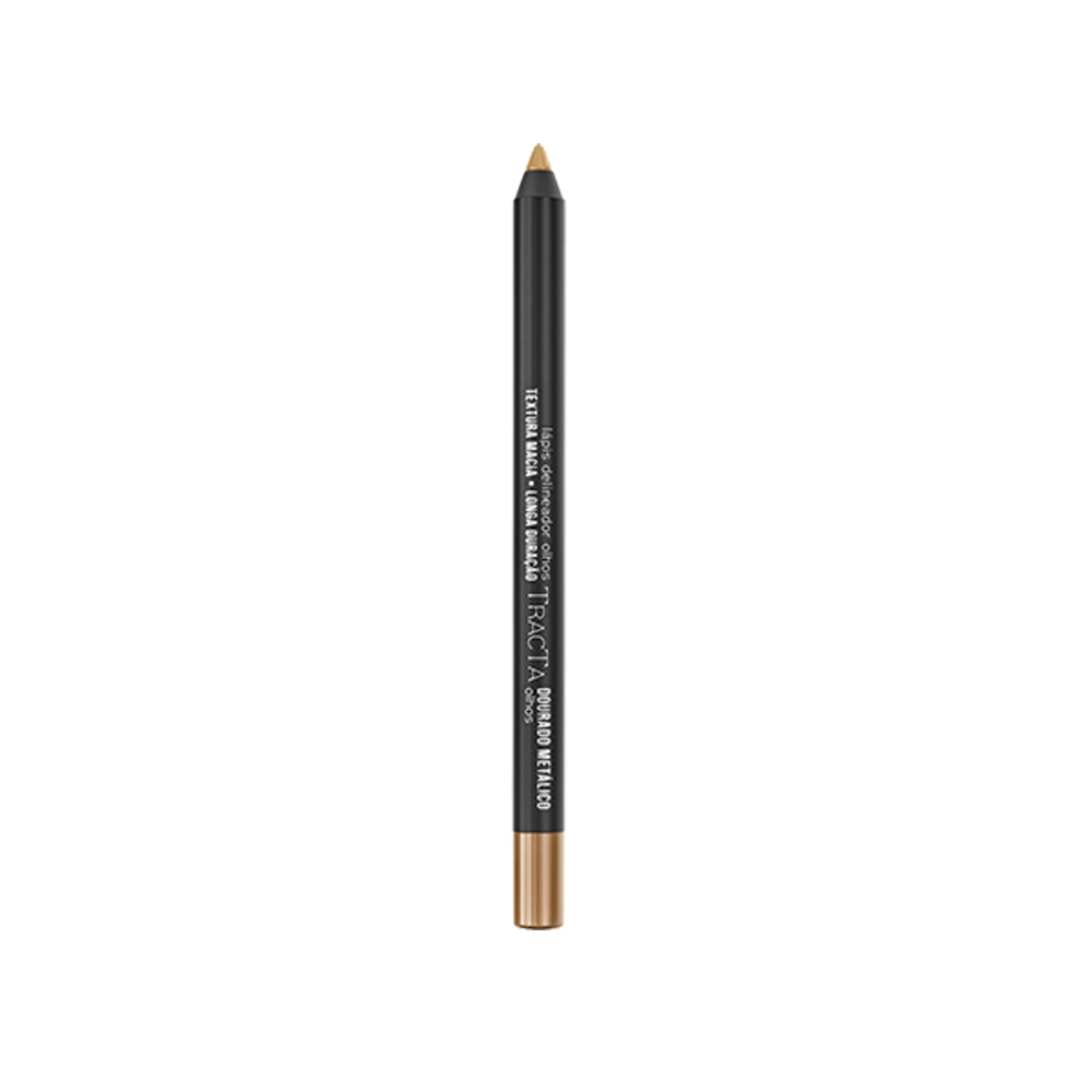 Tracta Lapis Olhos Metalico Dourado