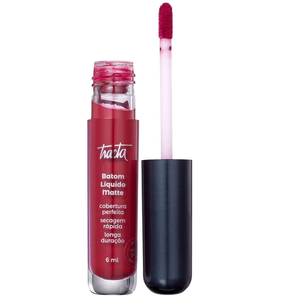 Batom Liquido Tracta Matte Cereja 59 6ml