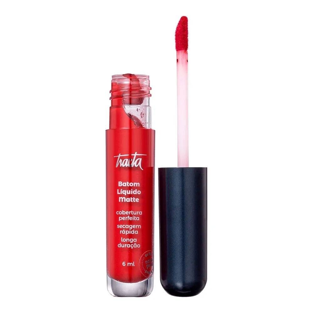 Batom Liquido Tracta Matte Escarlate 60 6ml