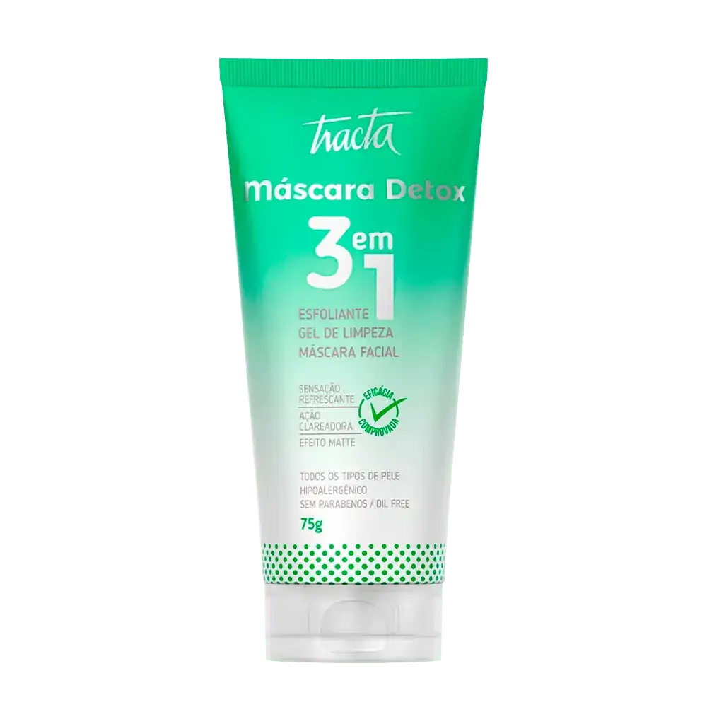 Tracta Detox 3 em 1 - Máscara Facial 75g