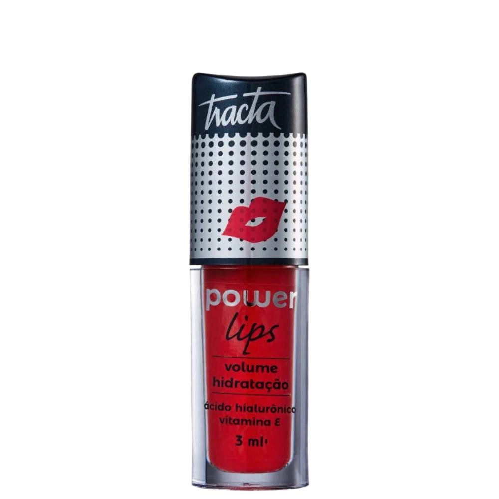 Tracta Power Lips Gloss Labial - Vermelho 3ml