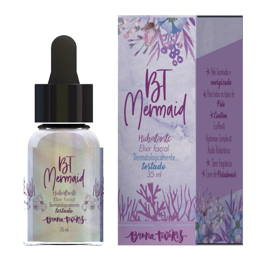 Elixir Facial Mermaid Bruna Tavares Hidratante 32ml