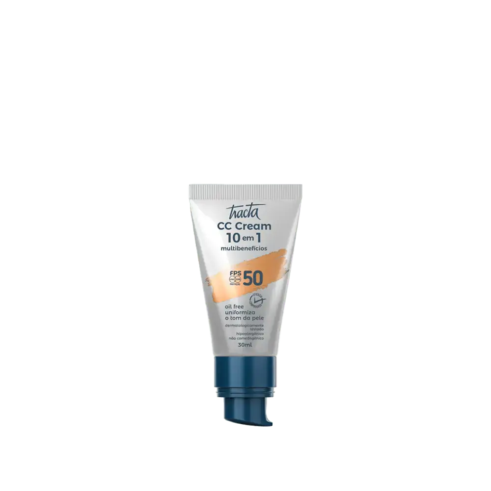 Tracta 10 em 1 Multibenefícios FPS50 02 - CC Cream 30ml