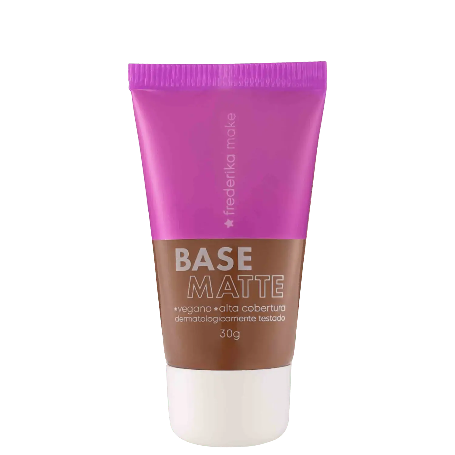 Base Matte Vegana Cor 16 Marrom Frederika Make 30g