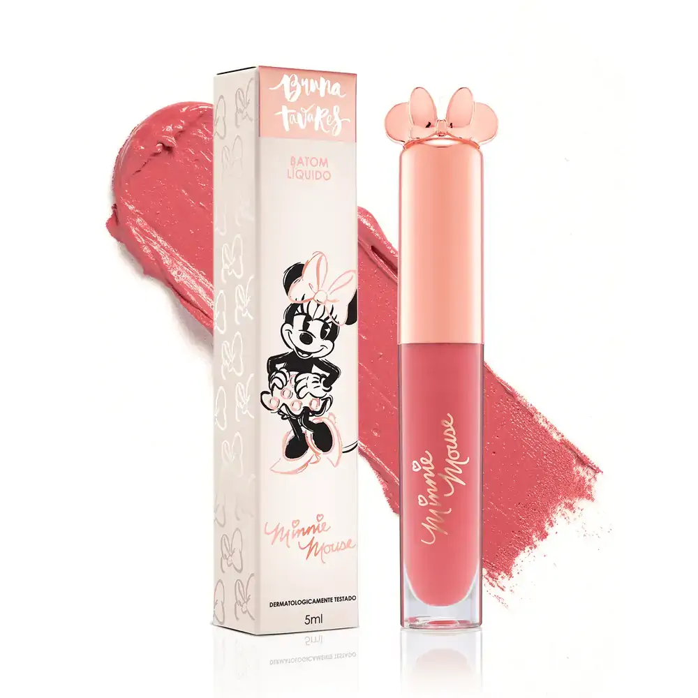 Batom Liquido Bruna Tavares Minnie Mouse Hug Me 5ml
