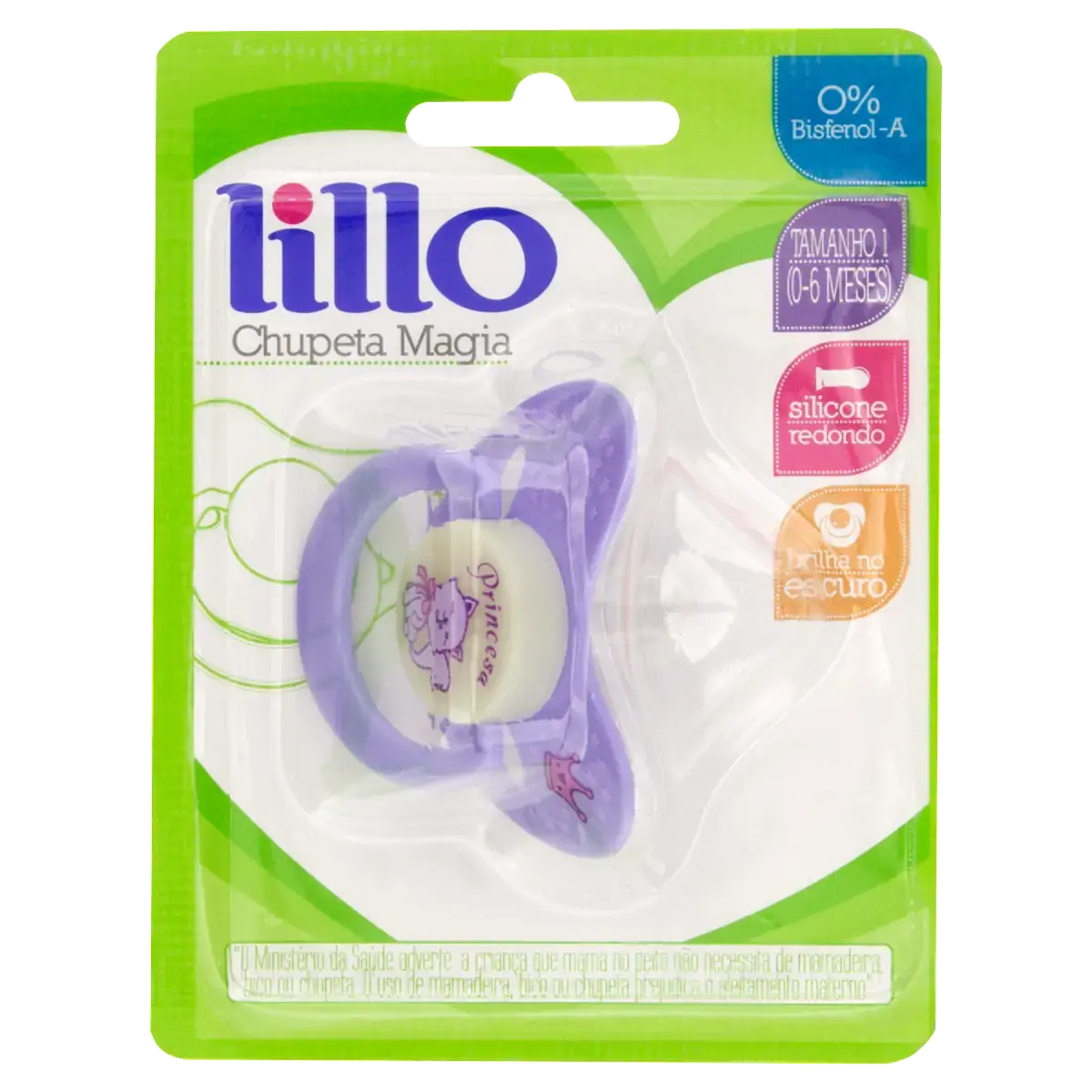 Chupeta Lilás Magia Lillo N 1